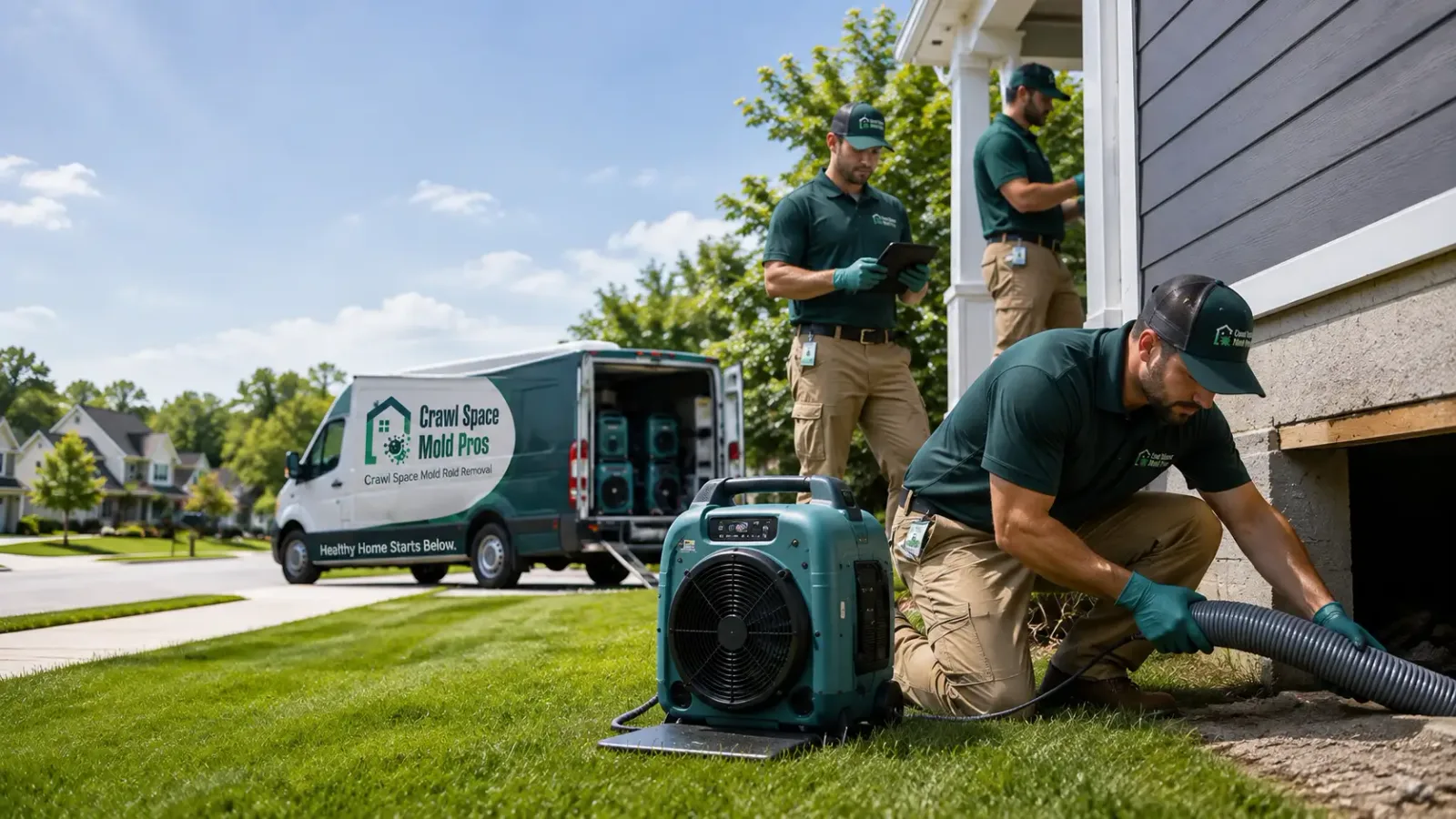 Crawl Space Mold Removal in Brownsville, OR